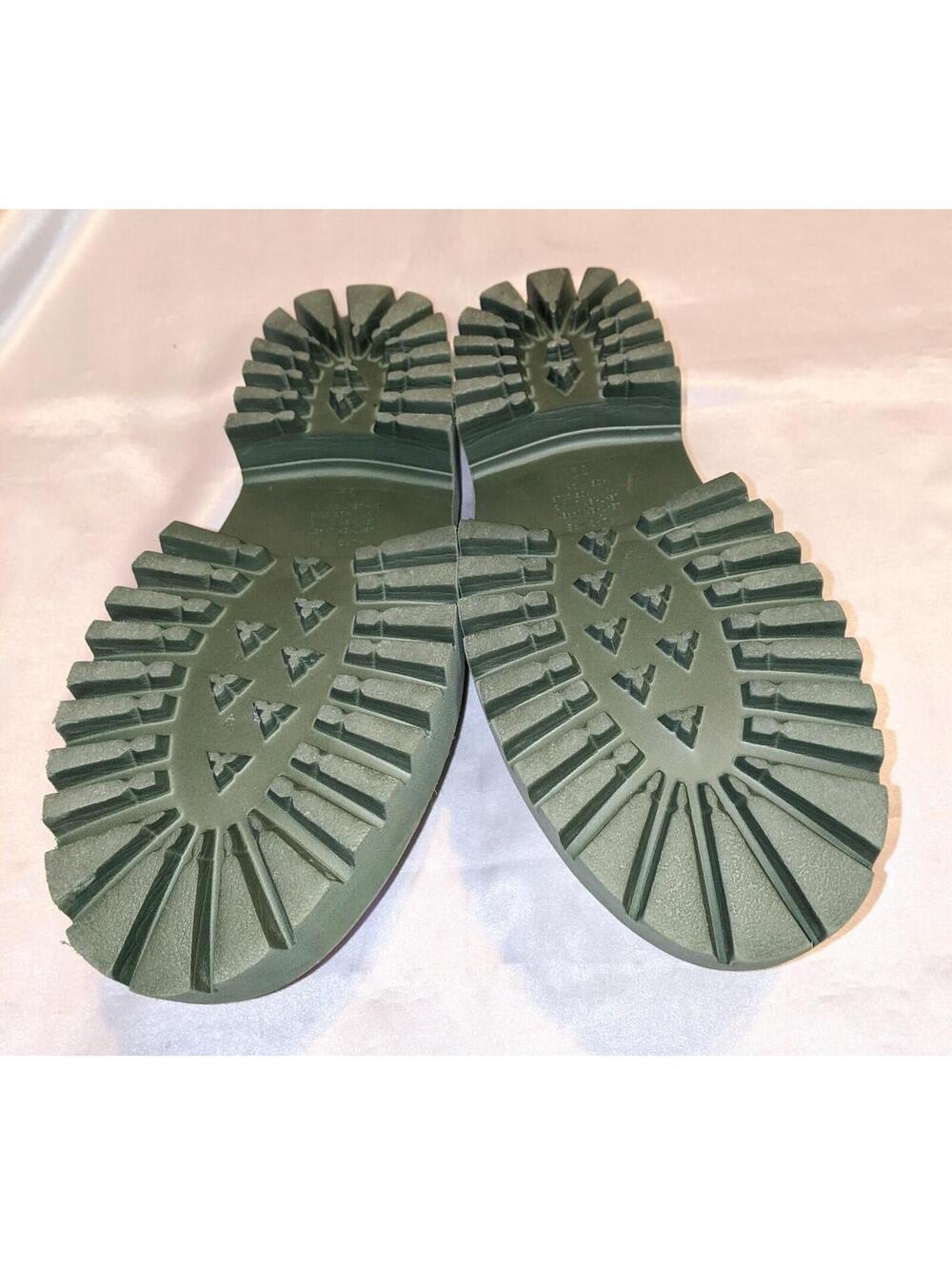 Alias Mae Quinn Sage Green Chunky Leather Clogs Platform Mules Size 39 EU / 8 US - Picture 7 of 9